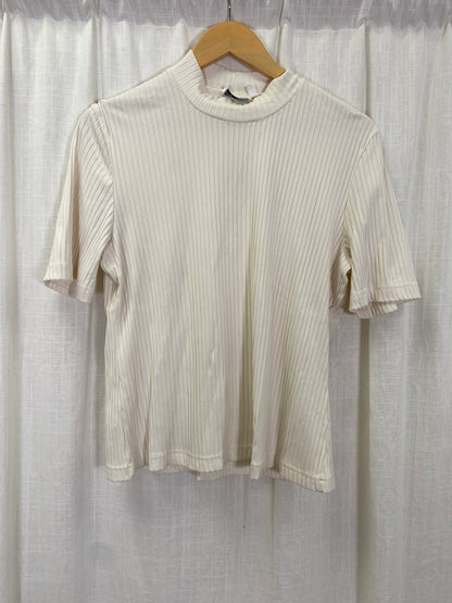 Leigh Morgan Mock Neck Tee (L)