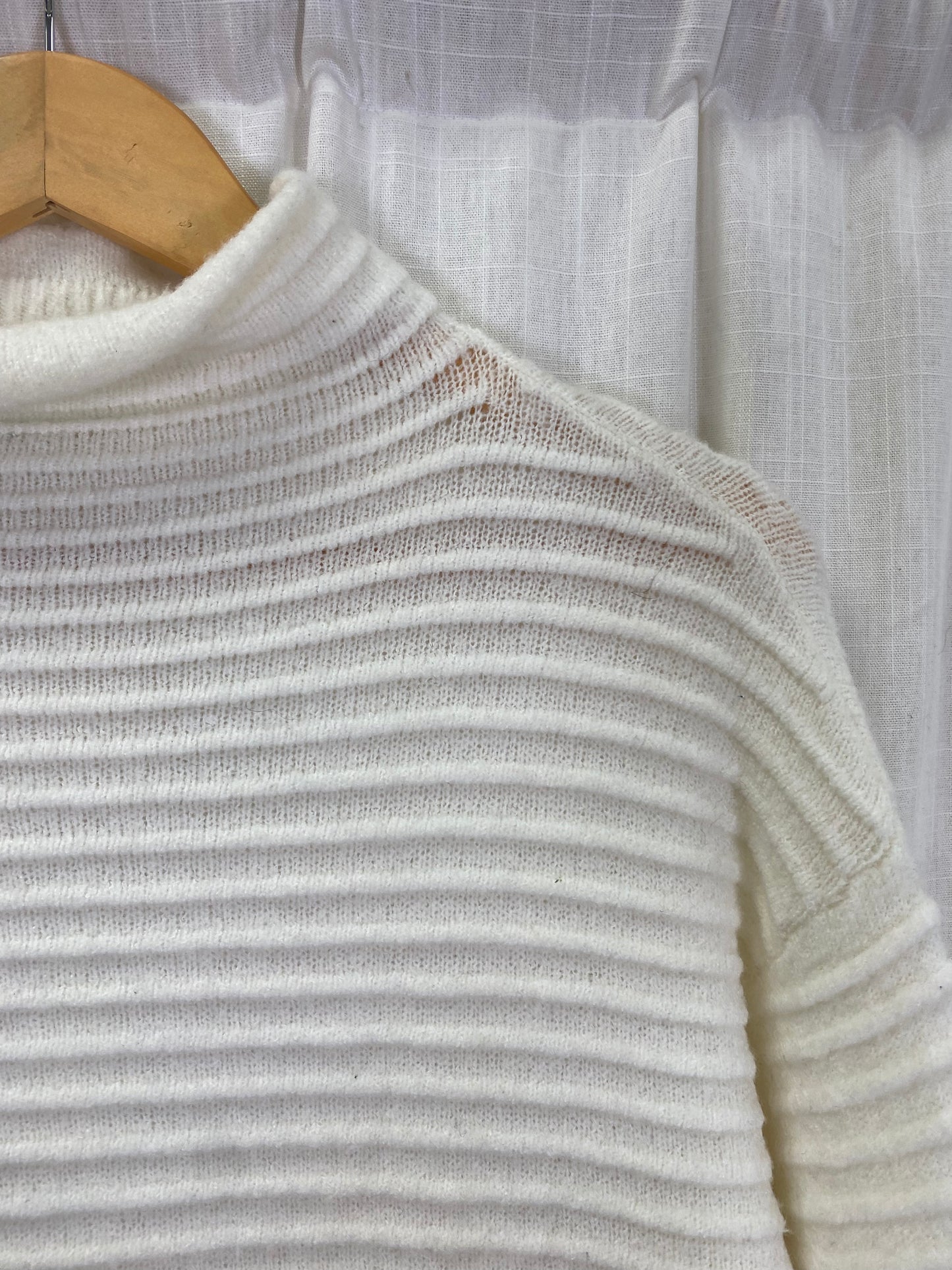 White Cleo Sweater (S)