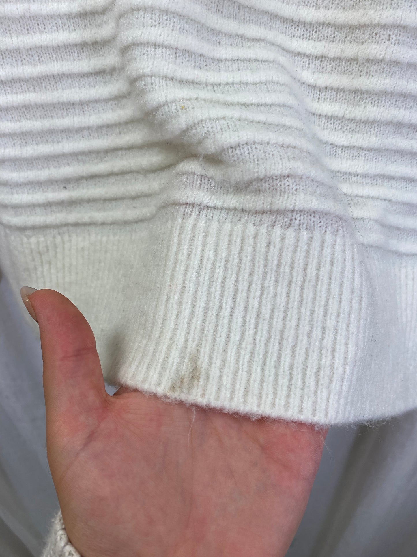 White Cleo Sweater (S)