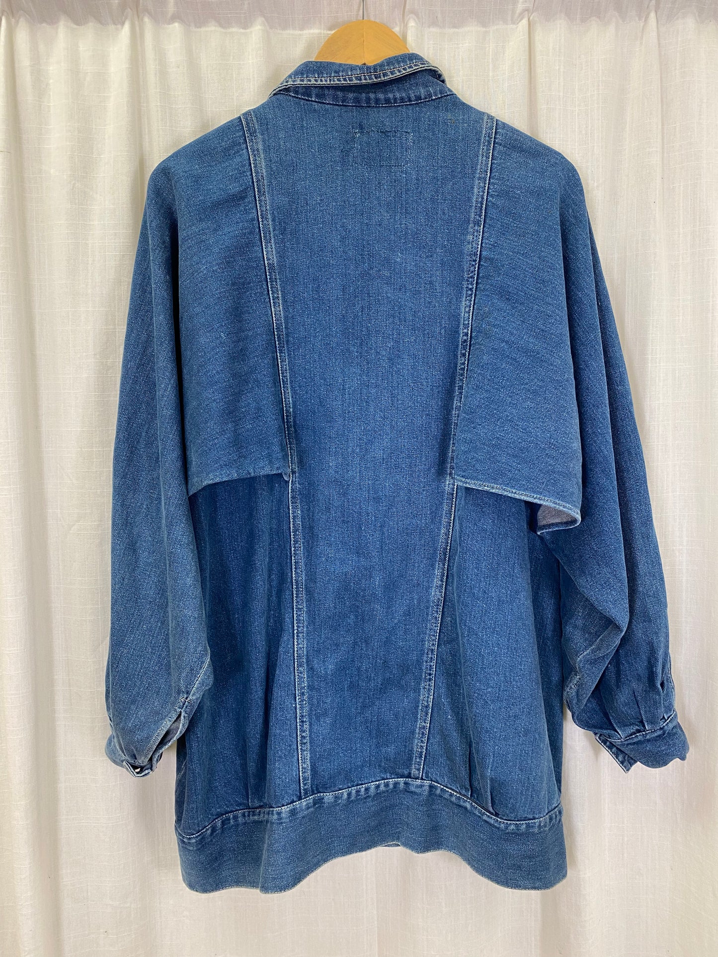 Vintage Denim Overcoat (XL)