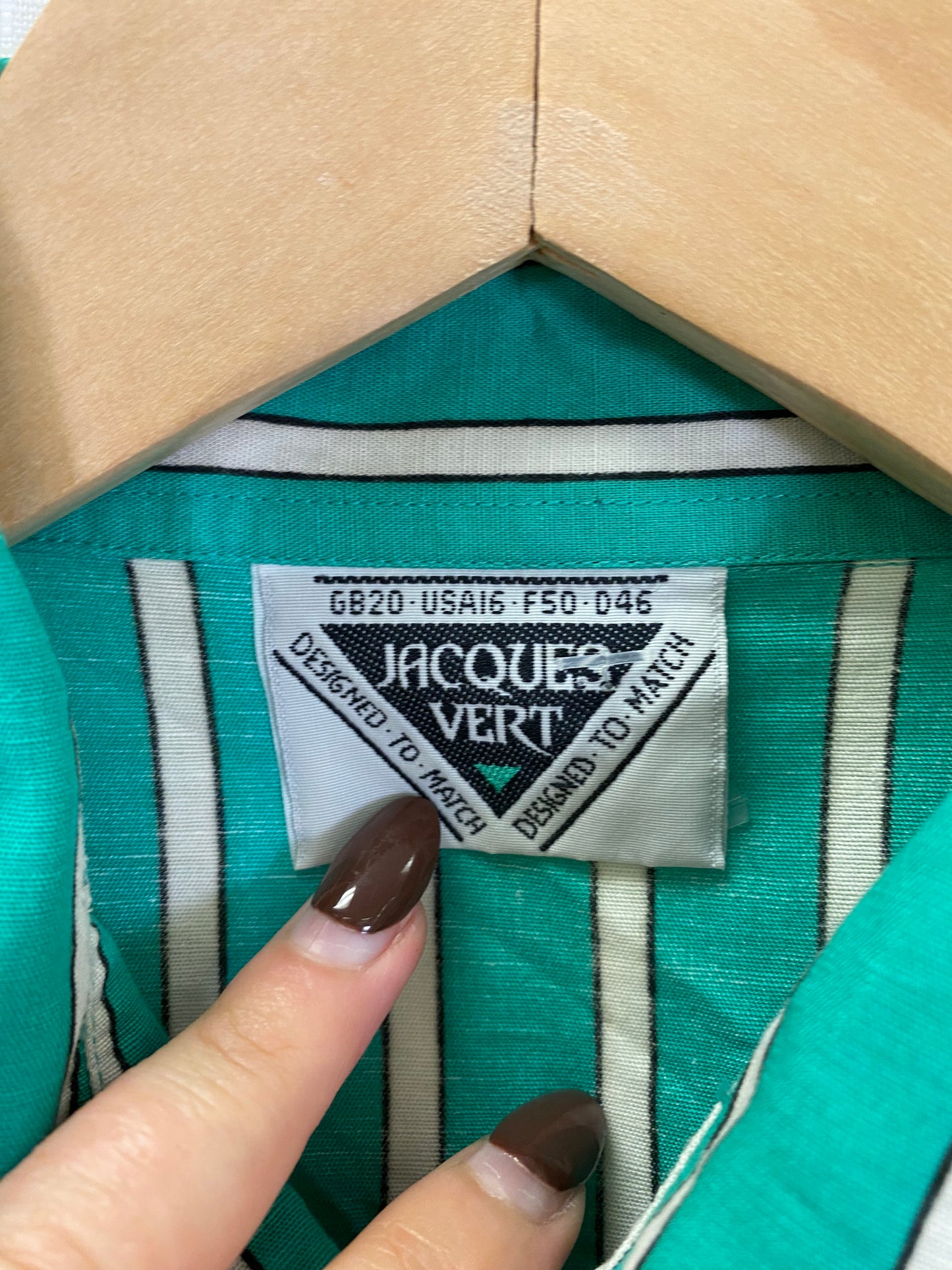 Vintage Jacques Vert Button Up (L)