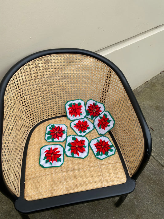 Cross-Stitch Coasters