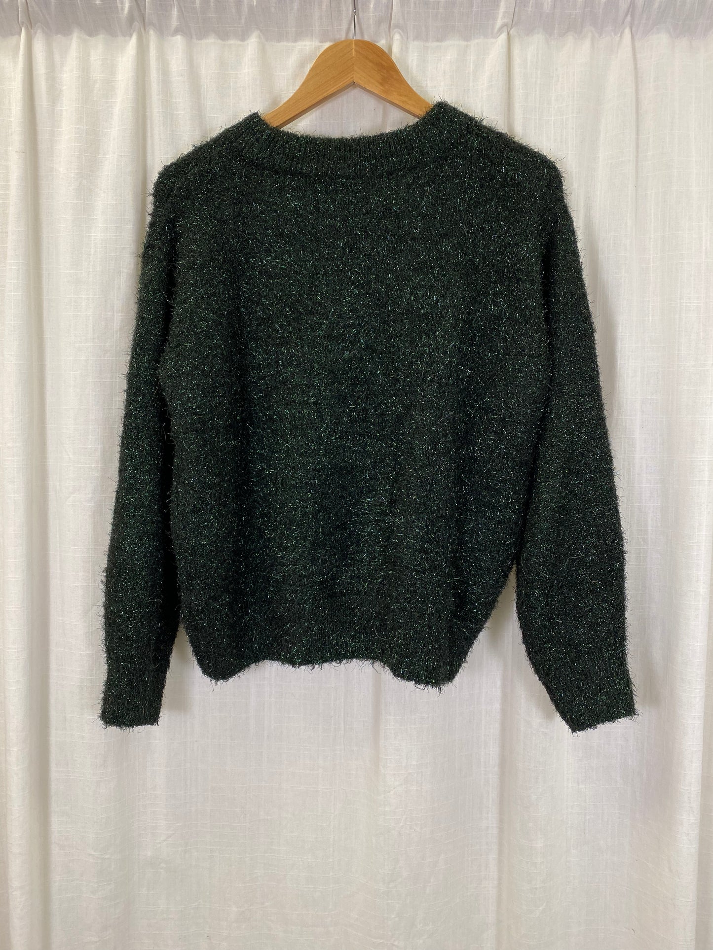 Green Sparkly Sweater (M)