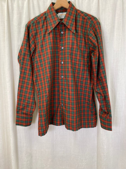 Premiere Plaid Button Up (M)