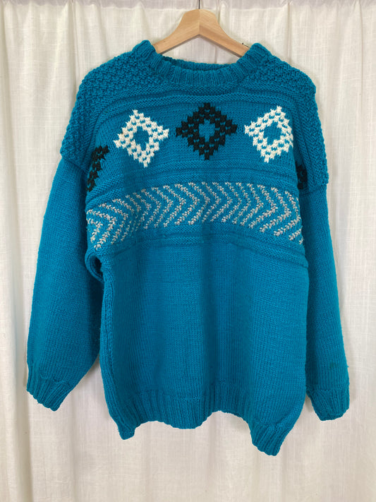 Homemade Knit Sweater (L)