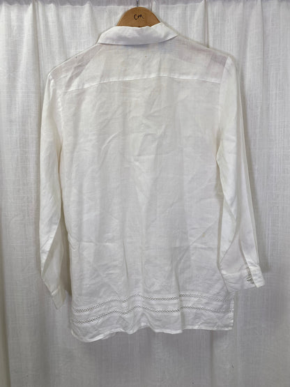 100% Linen Blouse (S)