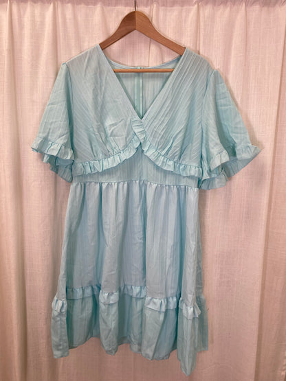 Blue Frill Dress (XL)