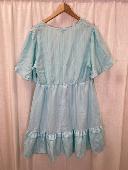 Blue Frill Dress (XL)