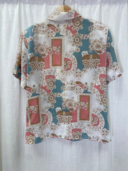 Vintage Patterned Top (M*)